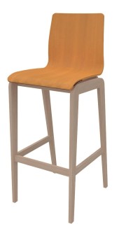 siège haut Adell - coque bois